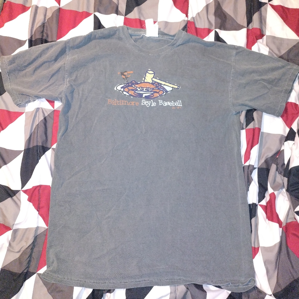 Majestic Baltimore Orioles Baseball Shirt Mens L.